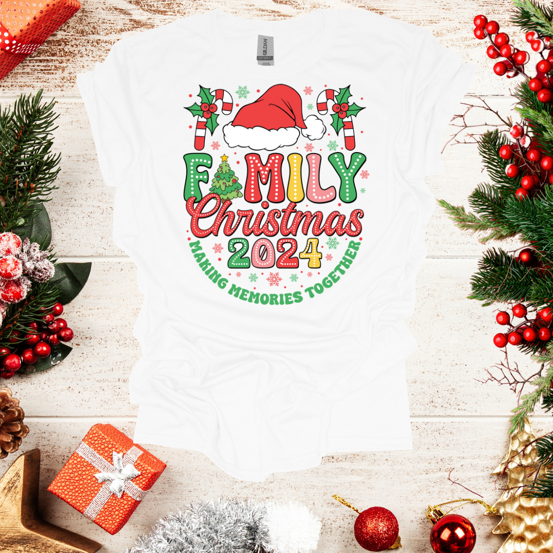 Unisex Family Christmas 2024 T-Shirt