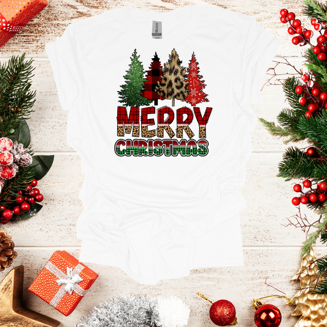 Unisex Tree Merry Christmas T-Shirt