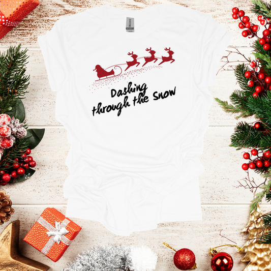 Unisex Dashing Through The Snow T-Shirt