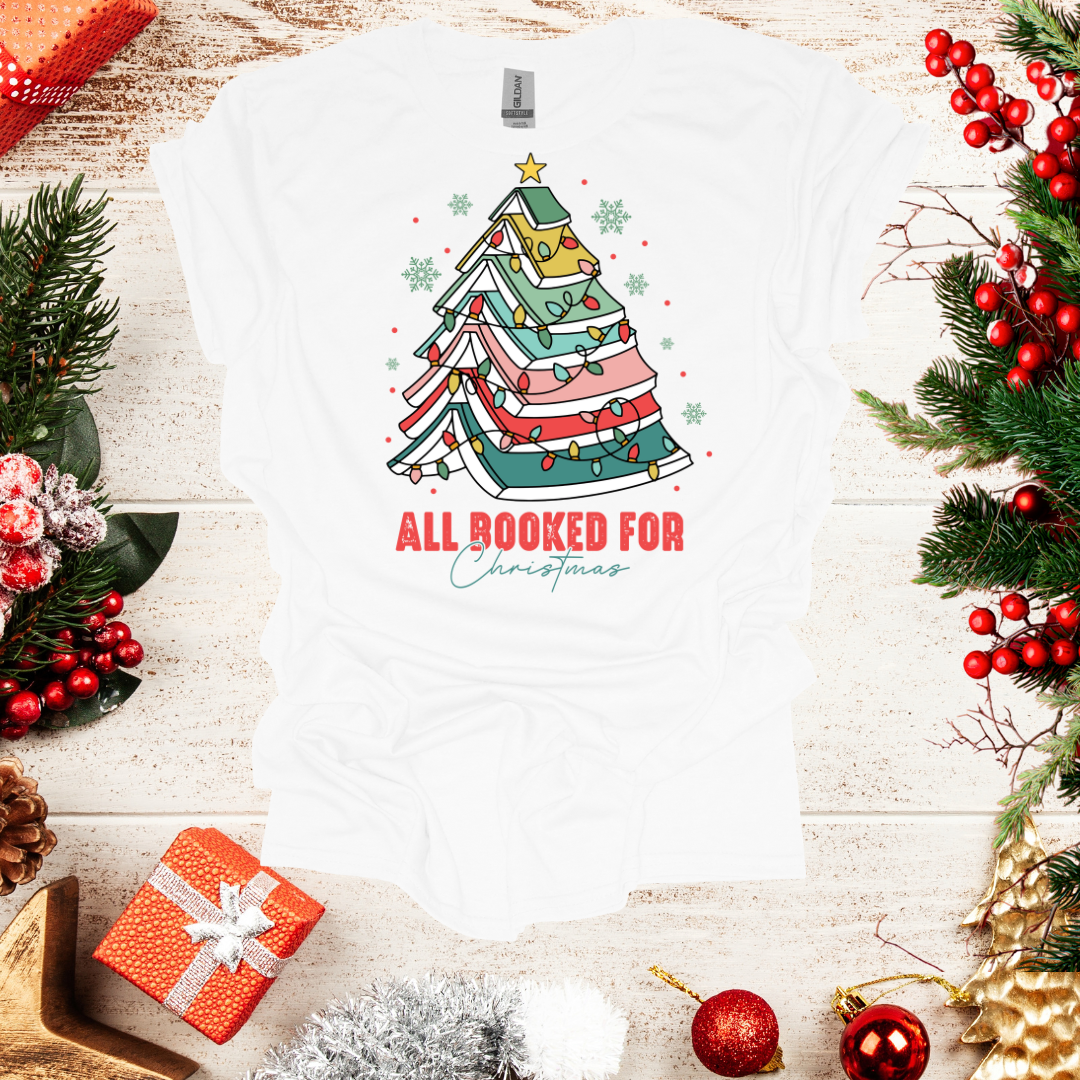 Unisex Book Christmas Tree T-Shirt